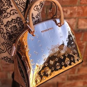 Michael Kors Rose Gold Emmy Large Satchel